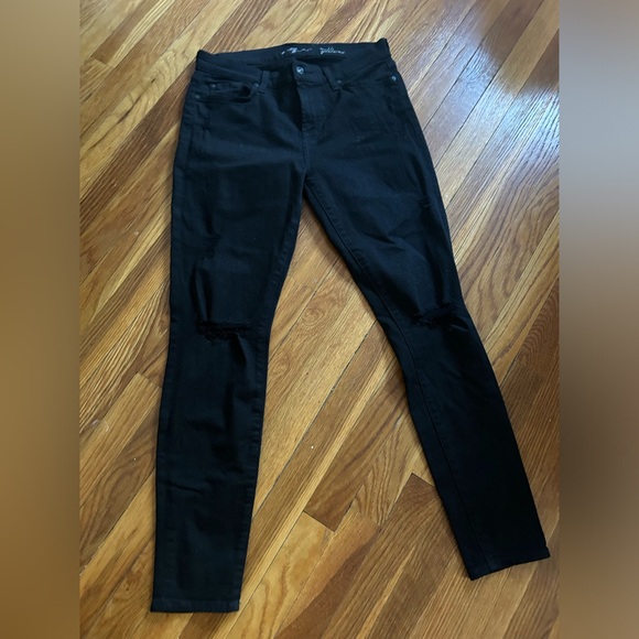Seven for All Mankind Black jeans - Picture 1 of 3